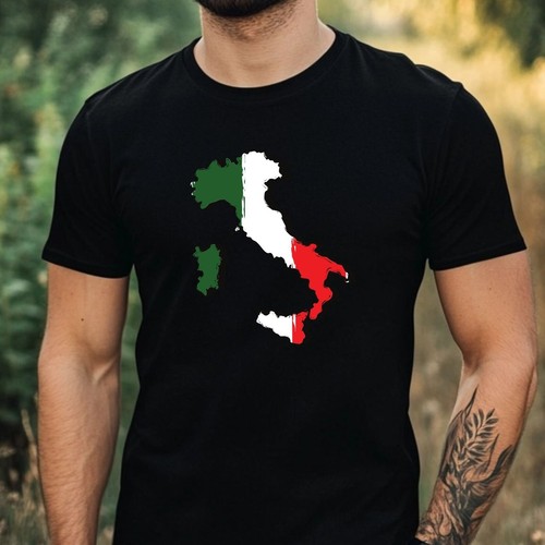 Herren shirt italien flagge - t-shirt,