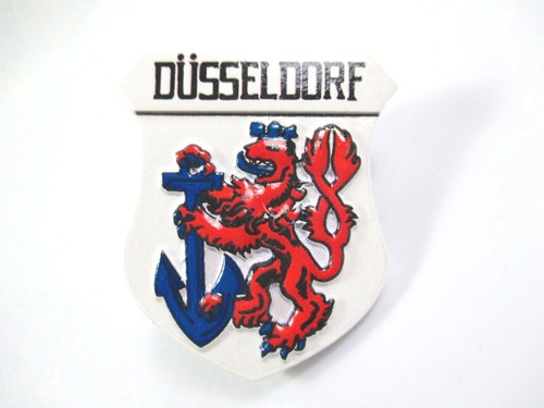 Düsseldorf wappen magnet - wappen, poly