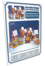 +  Bastelbogen KARTONMODELLBAU Adventskalender - Dorf  SCHREIBER-BOGEN  752 