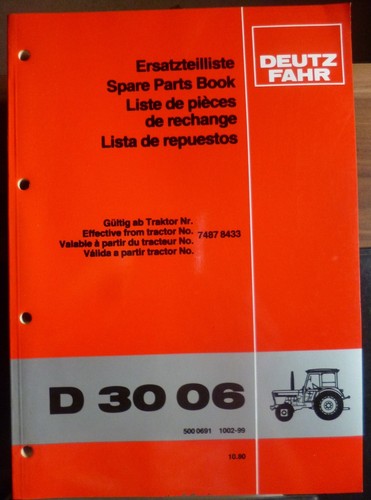 Deutz fahr schlepper d3006 - fahr,