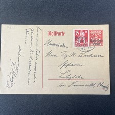 DR Infla Ganzsache Postkarte