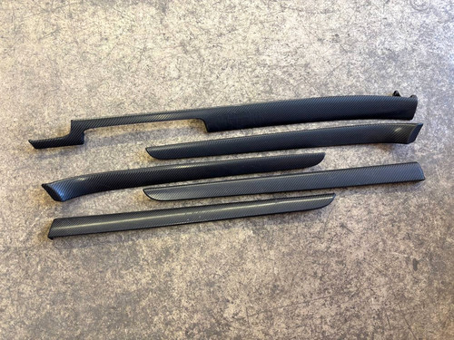 Carbon gebürstet dekor set - dekor,