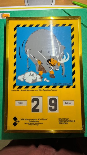 Ddr dauerkalender ifa - ddr,