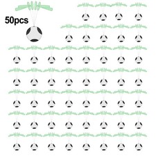 50 Stück integrierter Schwebesitz Space Bean für mehrere Drahtgrößen Silikon