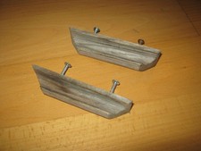 2 St. alte Holz- Schrankgriffe, Schubladen -Griffe ca. 12 x 3,5 x 2 cm