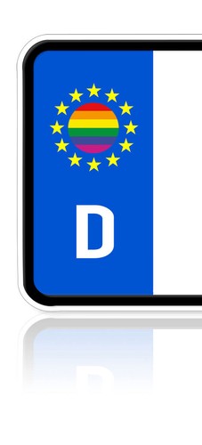 Premium nummernschild - 2x,
