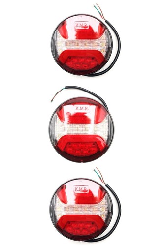 Led rückleuchte rund - 3x,