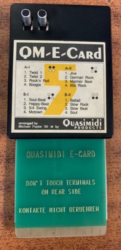 Quasimidi vintage card - quasimidi,