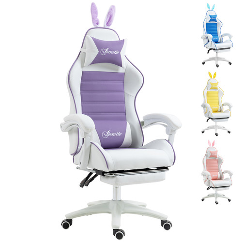 Gaming stuhl lila leder - stuhl,