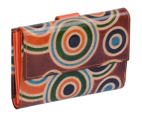 Bunte leder damen - leder-damen-börse, mit
