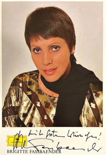 Autogramm brigitte fassbaender - brigitte,
