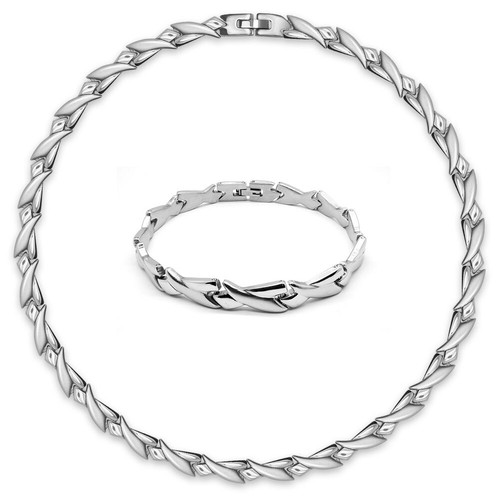 Set edelstahl collier - set,