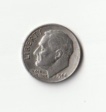 USA Roosevelt one Dime 1966
