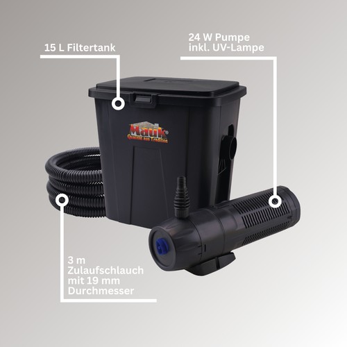 Mauk teichfilter set eco - mauk®, mit