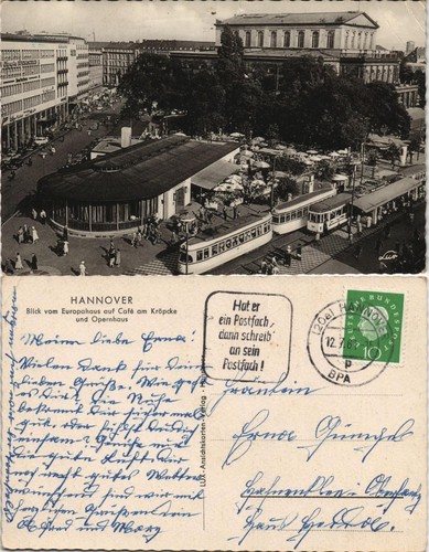 Ansichtskarte hannover - ansichtskarte,