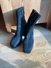Plateauboots, Heel Stiefeletten , ZARA, 40, Schwarz,Festival , Burning Man Boots