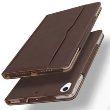 Brown Smart Wallet Case Stand