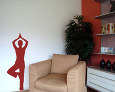 Samunshi Wandtattoo Yoga Baum