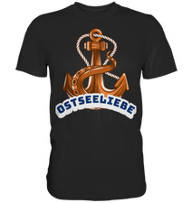 Premium Shirt Ostsee Heimat Rügen Usedom Insel Urlaub Reisen Geschenk Binz