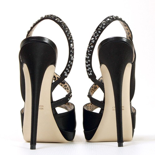 Lerre satin leder - |, heels