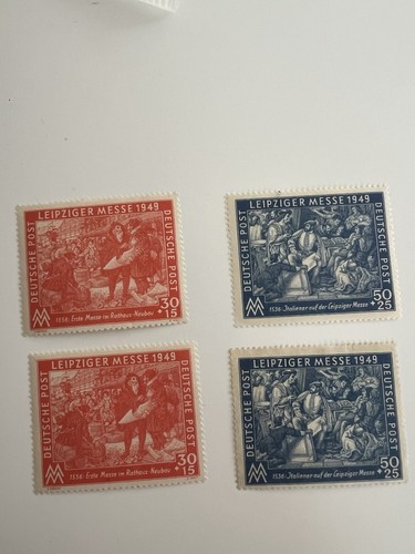 Sbz leipziger messe 1949 - sbz, satz