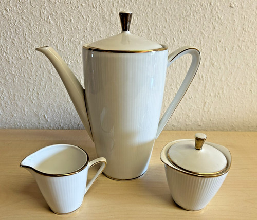 Goldrand kaffeekanne milch - goldrand,