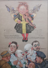 Michael Mathias PRECHTL  Original-Plakat  zur Millennimusfeier in München