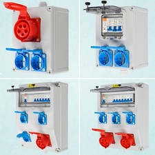 Solar Anschlusskasten Photovoltaik DC Überspannungsschutz PV BAUSTROMVERTEILER