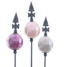 Metall Stecker franz. Lilie