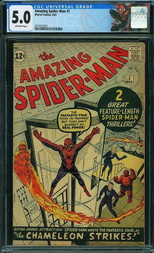 Amazing spiderman cgc 0 - 1, 5.0