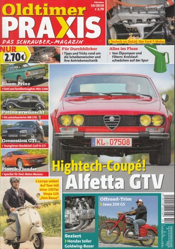 Oldtimer praxis 2018 jawa - oldtimer, +