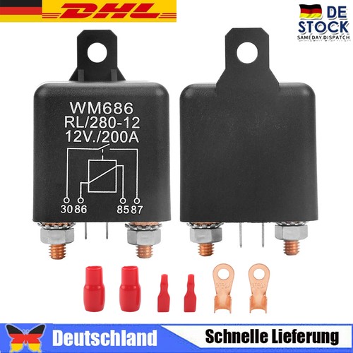 Batterie trennrelais 12v 200a - batterie, 12v/200a
