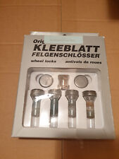 original Kleeblatt Felgenschloss Kegelbund 60° M14x1.5x28mm Radmuttern