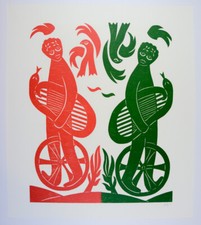 Heinz Stein: Farbholzschnitt