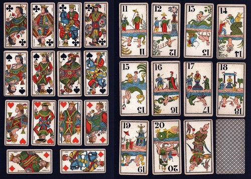 Tarot chinois tarock jeu - tarock, de