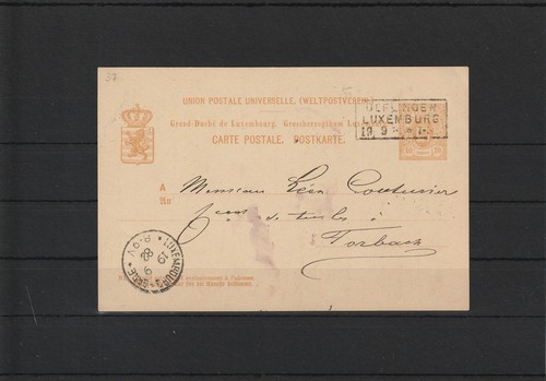 Luxemburg ganzsache - 10, c.
