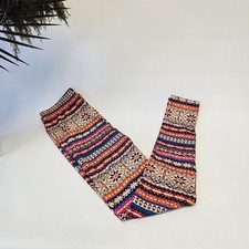 Damen Leggings Norweger Muster