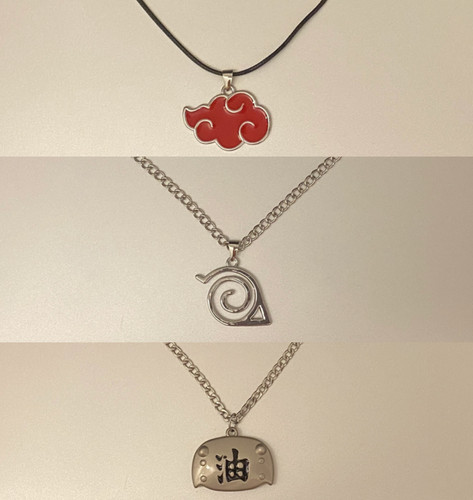 Naruto halskette akatsuki - halskette, (akatsuki