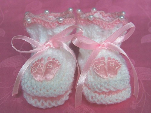 Babyschuhe hand gestrickt