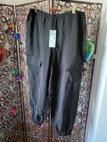 Neue schwarze cargo hose mit - cargo,