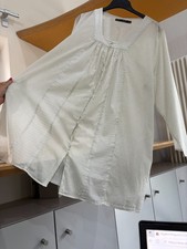 Gudrun Sjöden * Bluse Agnes * aus Bio-Baumwoll-Gemisch * Gr. L * Tunika wollweiß