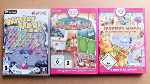 Drei spiele für kinder - drei, pc-spiele