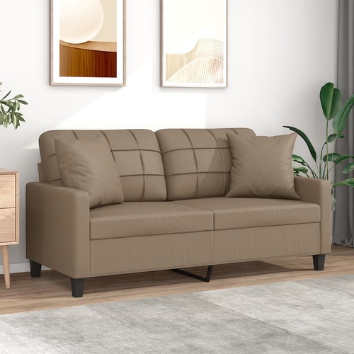 Sofa sitzer mit zierkissen - mit,