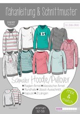 Schnittmuster kibadoo Damen Mix&Match schmale Sweater/Hoodie