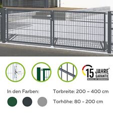 Alberts Doppeltor Flexo Einfahrtstor Hoftor Zauntor Gartentor Flügeltor Pforte