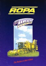 Ropa Rübenvollernter Euro Tiger 504 PS, orig. Prospekt 2001