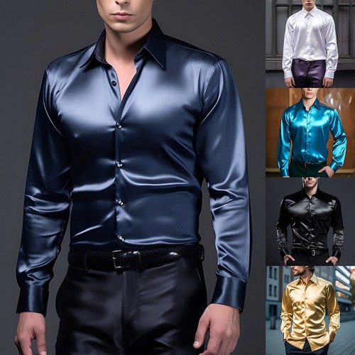 Luxus button down seidenhemd - luxus,