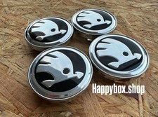 4x Felgenkappen für Skoda 55mm Neu