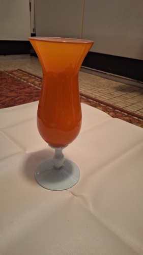 Leuchtende orange vase - leuchtende, orange-vase