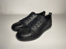 PS Paul Smith Leder Sneaker Herren Schwarz Blau Gr. 42 (UK 8 / US 9)